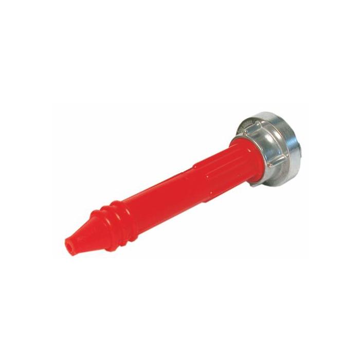 Fire nozzle straight D25 with Al coupling