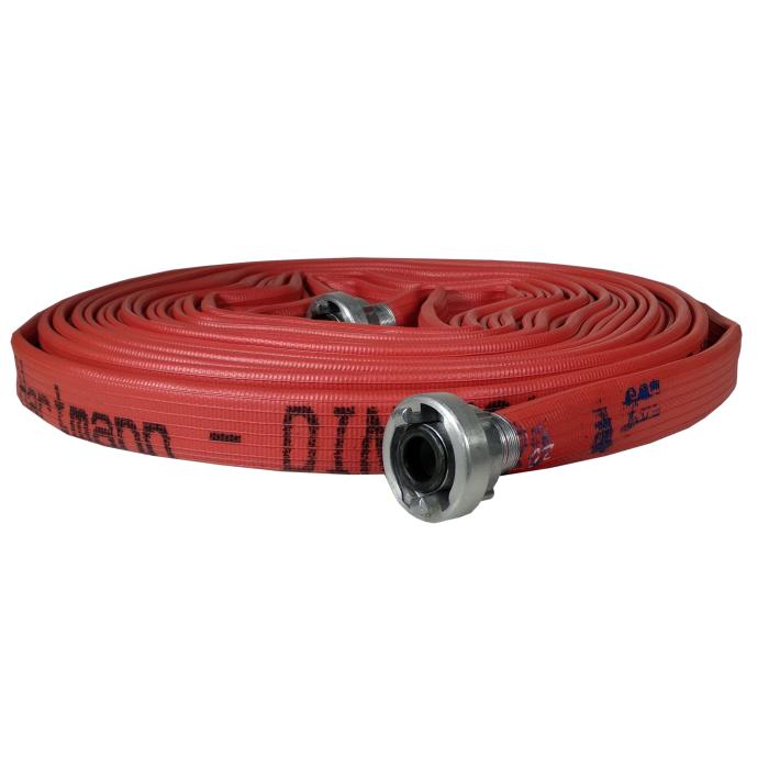 Fire hose PH - RESIST D25 - with Al coupling 20m